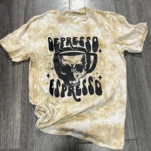 Depressing Espresso dyed tee